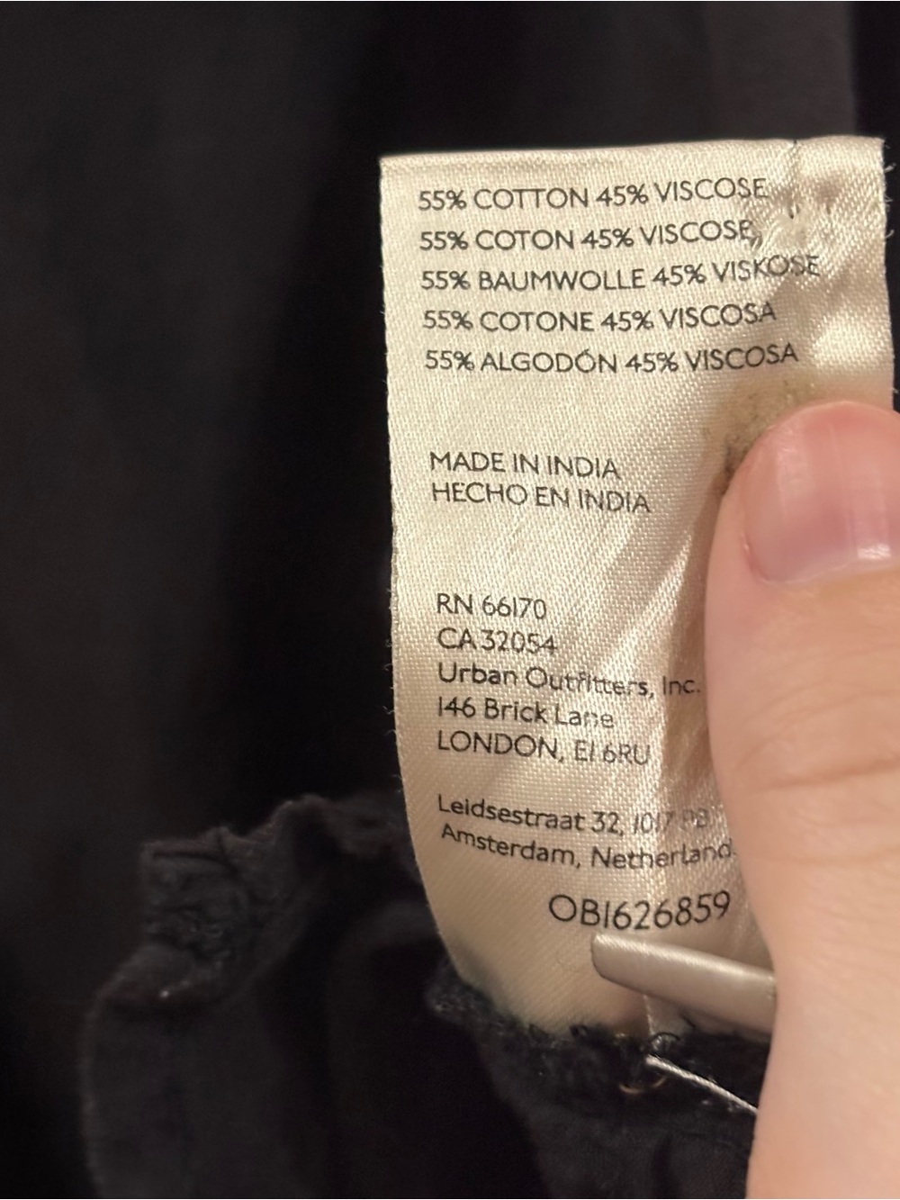Pilcro Black Women's Button Down Blouse - Picture 2 of 7